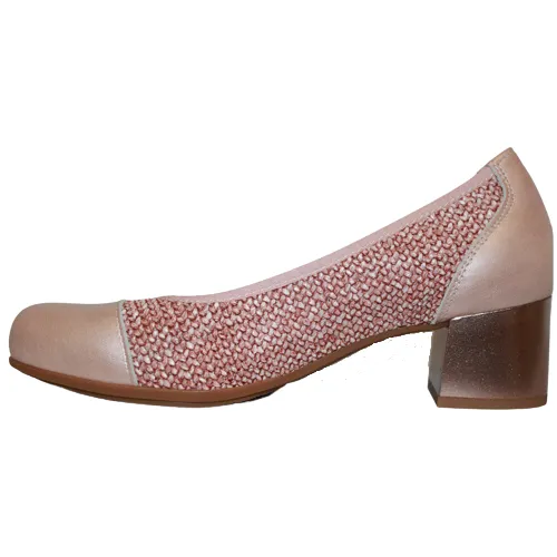 Pitillos Block Heeled Pumps - 5091 - Pink