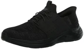Skechers Men's Bungee Lace Slip-Ins, Black 8.5