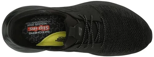 Skechers Men's Bungee Lace Slip-Ins, Black 8.5