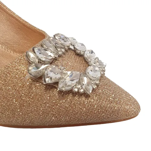 Sorento Dressy Heeled Pumps  - Nuremore - Rose Gold