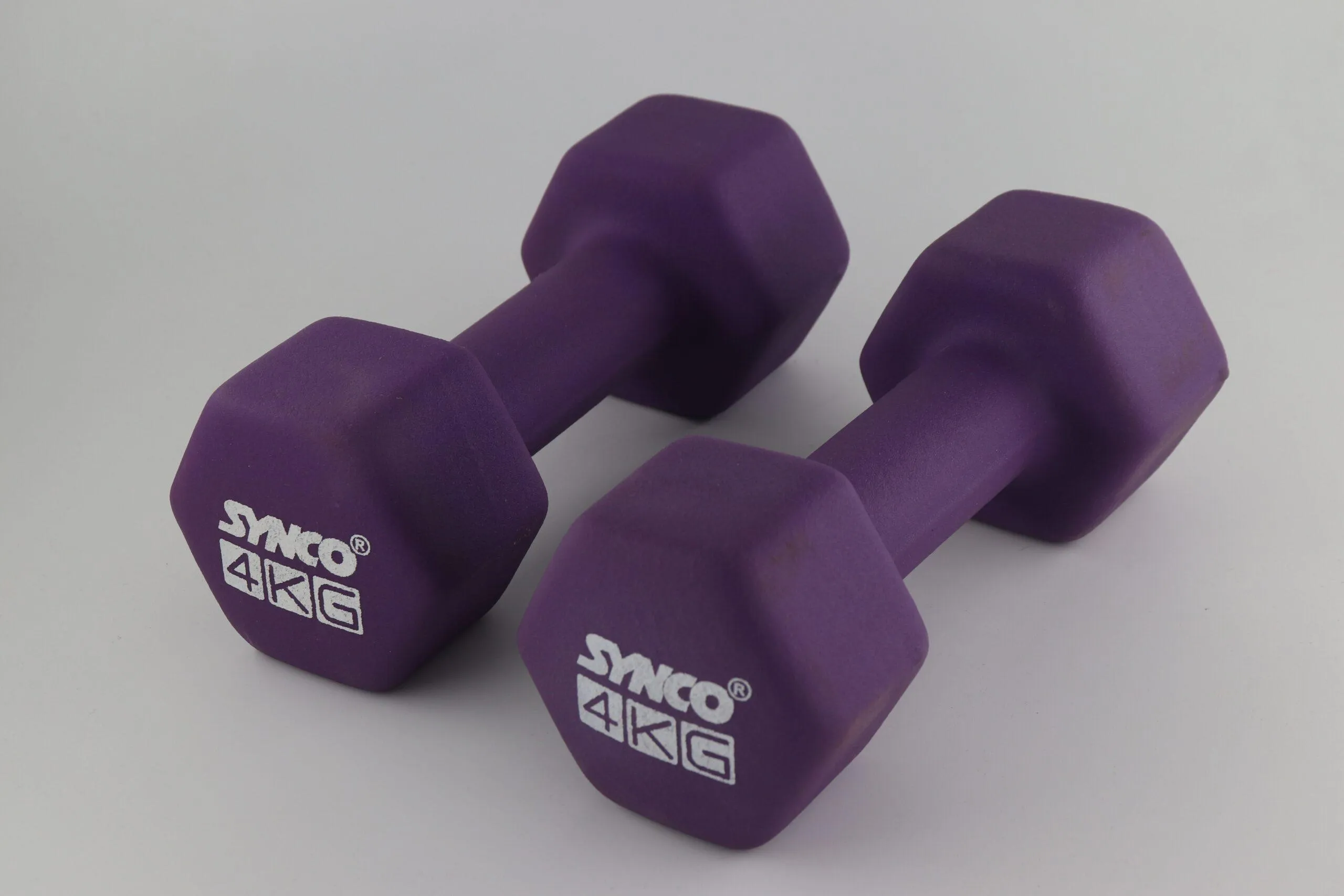 Synco Purple Dumbbell Pair (2 x 4 KG)