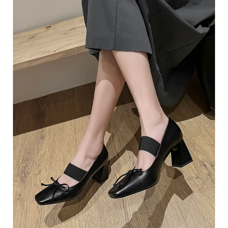 USS Shoes Sandy Women's Chunky Heel Elegant Pumps Shoes