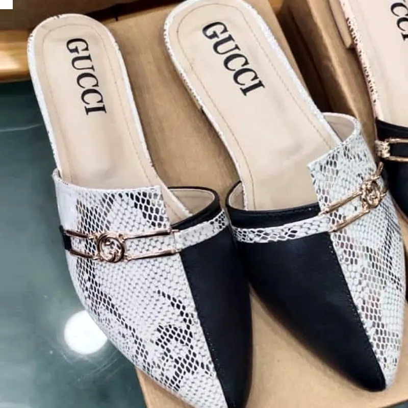 Women’s GU Pump Shoes – Ladies Pumpy Style Flat Sandals #1031 #22