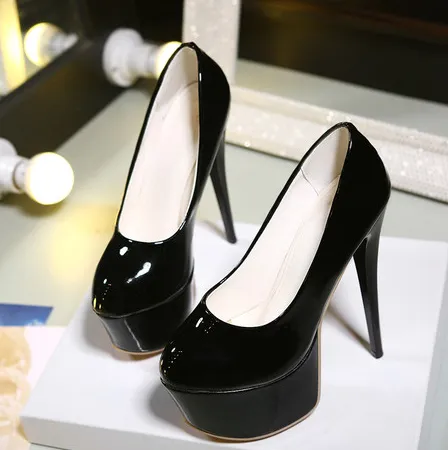 Women's High Heel Platform Pumps Shoes 4099