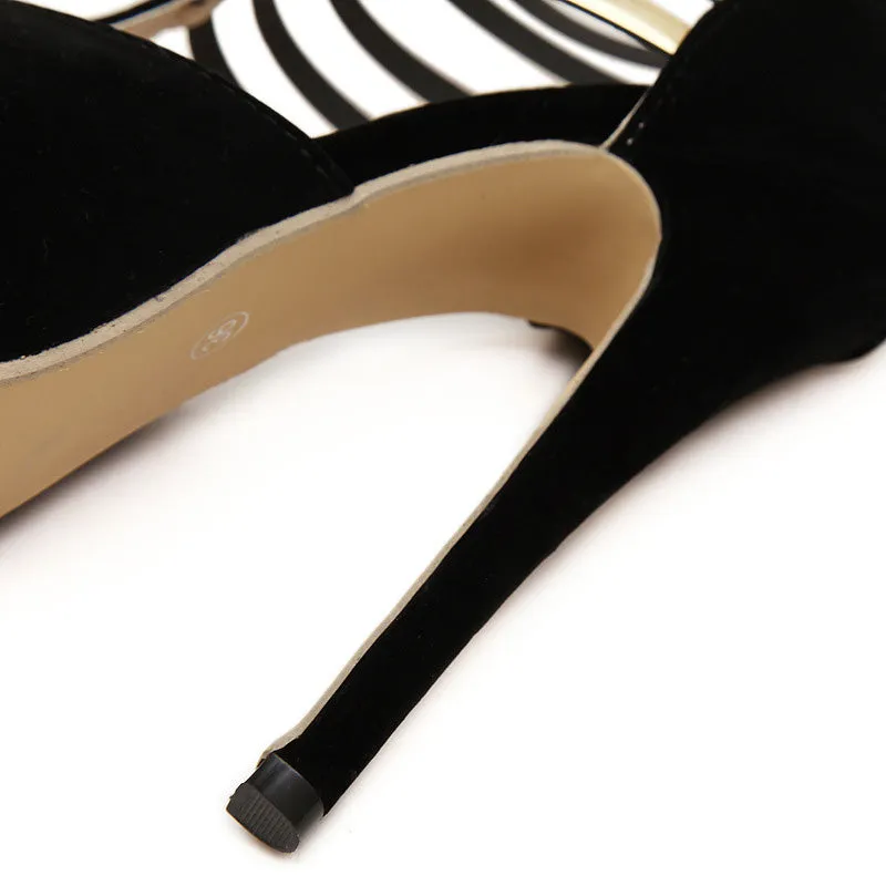 Women's High Heel Sandals With Open Toe