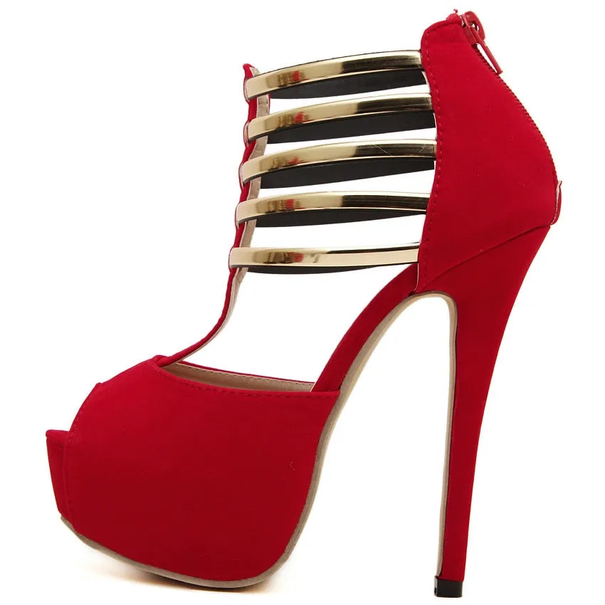Women's High Heel Sandals With Open Toe