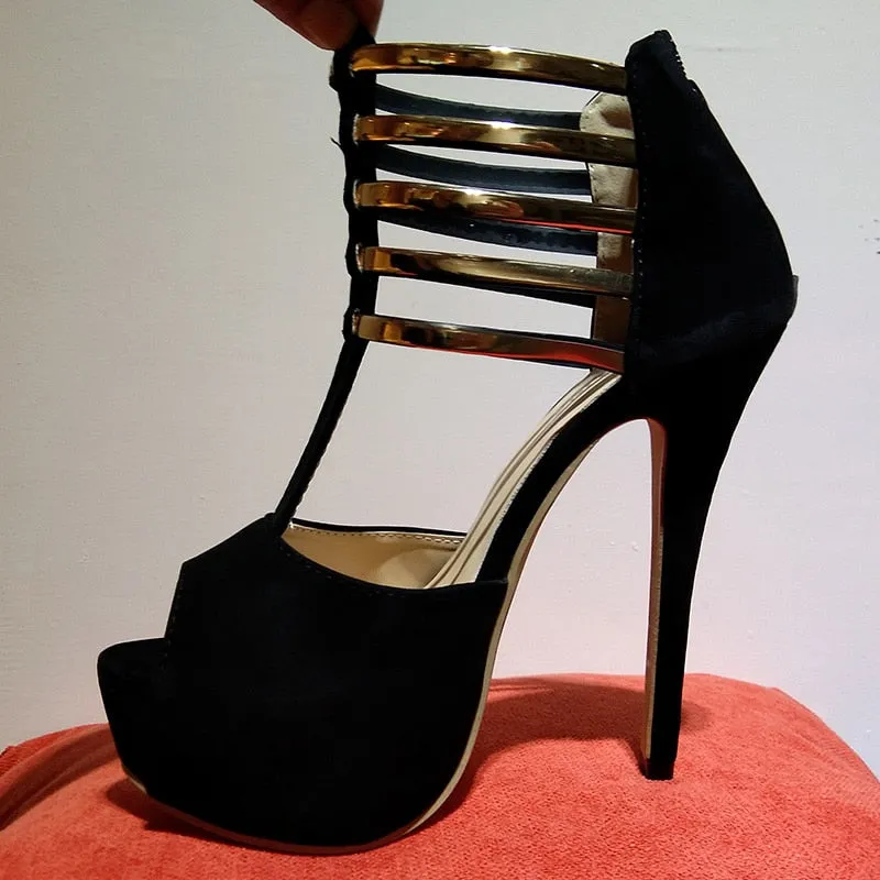 Women's High Heel Sandals With Open Toe